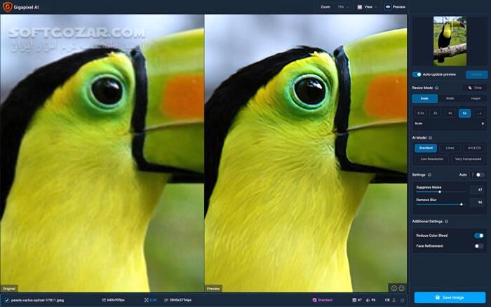 دانلود Topaz Gigapixel AI 8.4.4 - دانلود بزرگ کردن عکس بدون افت کیفیت - سافت گذر