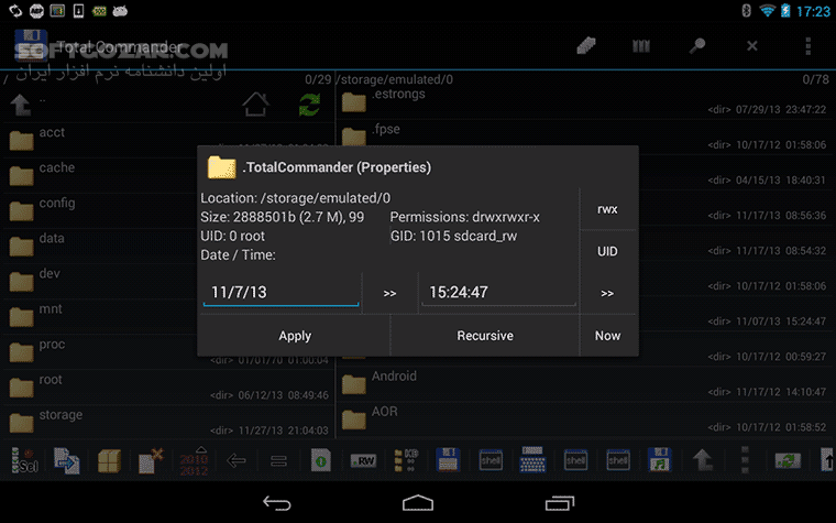 دانلود Total Commander 3.60d for Android +2.2 - دانلود فایل منیجر توتال کامندر برای اندروید - سافت گذر