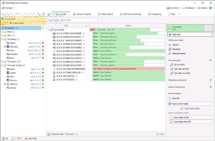 دانلود Total Network Inventory 6.6.0.7114 - دانلود نرم افزار مدیریت بر شبکه - سافت گذر