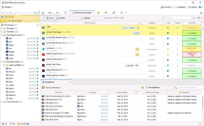 دانلود Total Network Inventory 6.6.0.7114 - دانلود نرم افزار مدیریت بر شبکه - سافت گذر