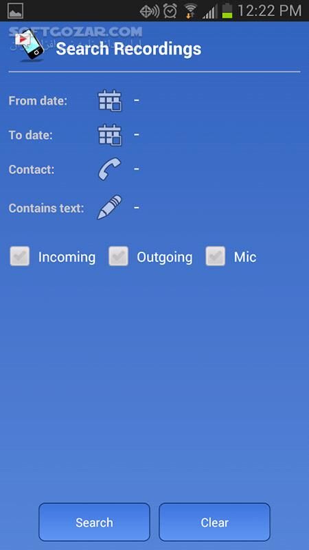دانلود Total Recall 2.0.61 for Android +4.0 - دانلود ضبط مکالمات برای اندروید - سافت گذر