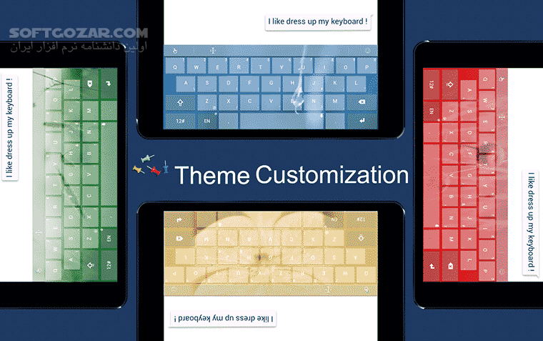 دانلود TouchPal Emoji Keyboard 7.0.9.1 for Android +4.0 - دانلود کیبورد تاچ پال برای اندروید - سافت گذر