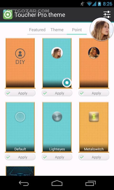دانلود Toucher Pro Premium 1.26 for Android +2.1 - دانلود برنامه میانبر سریع برای اندروید - سافت گذر