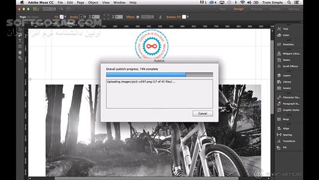 دانلود Train Simple - Muse CC Fundamentals - دانلود فیلم آموزش آشنایی با نرم‌افزار ادوبی میوس سی‌سی - سافت گذر