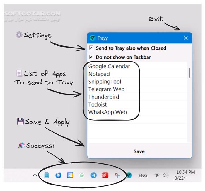دانلود Trayy 2.0 - دانلود مدیریت دسکتاپ - سافت گذر