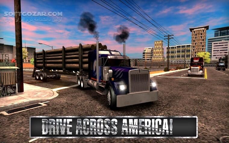 دانلود Truck Simulator USA 4.0.4 For Android +4.0.3 - دانلود شبیه ساز تریلی برای اندروید - سافت گذر