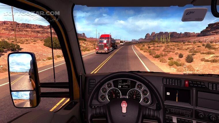 دانلود Truck Simulator USA 4.0.4 For Android +4.0.3 - دانلود شبیه ساز تریلی برای اندروید - سافت گذر