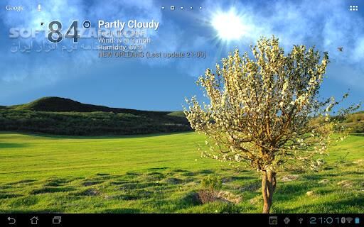 دانلود TrueWeather 3.9 for Android - دانلود صفحه نمایش با موضوع آب و هوا برای اندروید - سافت گذر