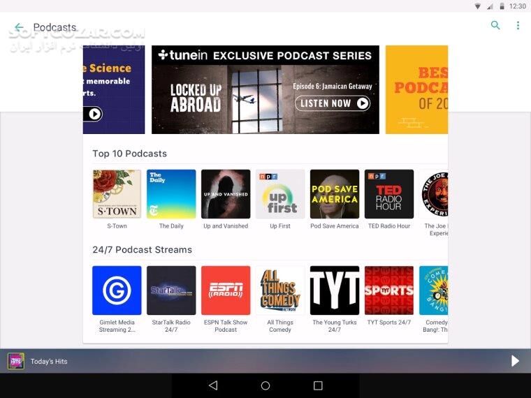 دانلود TuneIn Radio Pro – Live Radio 39.9 for Android +5.0 - دانلود تونین رادیو برای اندروید - سافت گذر