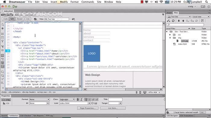 دانلود Tutsplus – Introduction to Dreamweaver CC - دانلود فیلم آموزش مبانی نرم‌افزار دریم‌ویور سی‌سی - سافت گذر