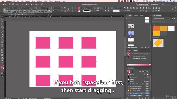 دانلود Udemy - Adobe InDesign CC - Advanced Training Course - دانلود آموزش ایندیزاین سطح پیشرفته - سافت گذر