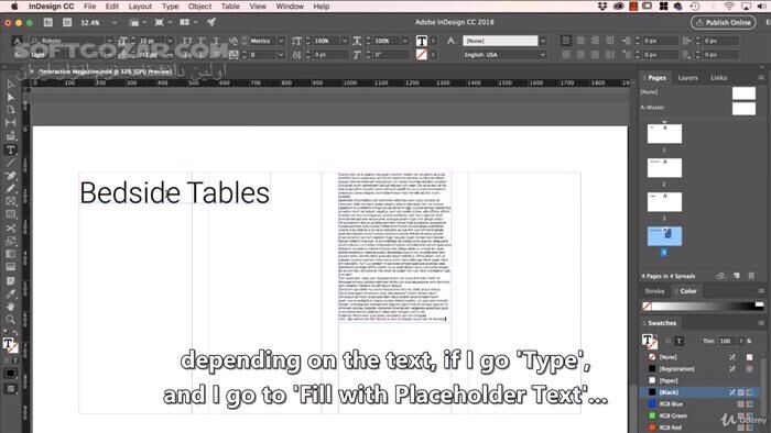 دانلود Udemy - Adobe InDesign CC - Advanced Training Course - دانلود آموزش ایندیزاین سطح پیشرفته - سافت گذر