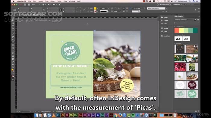 دانلود Udemy - Adobe InDesign CC - Essentials Training Course - دانلود آموزش ایندیزاین سطح مقدماتی - سافت گذر