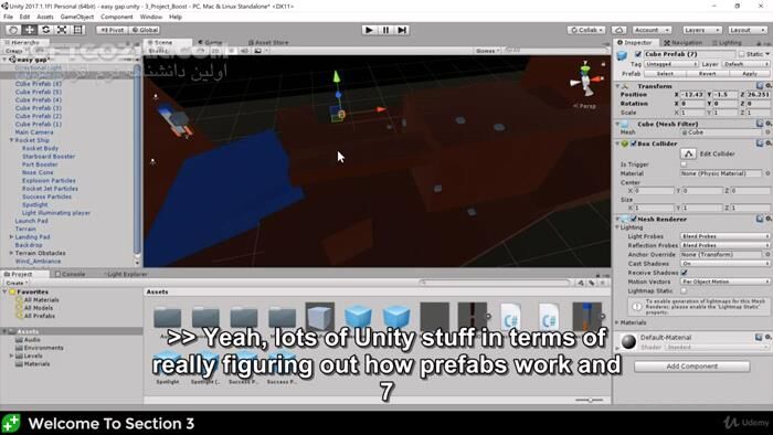 دانلود Udemy - Complete C# Unity Game Developer 3D - 2020/7 - دانلود آموزش ساخت بازی سه بُعدی در یونیتی - سافت گذر