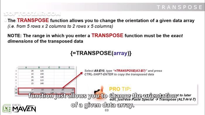 دانلود Udemy - Microsoft Excel - Advanced Excel Formulas & Functions - دانلود آموزش اکسل سطح پیشرفته - سافت گذر
