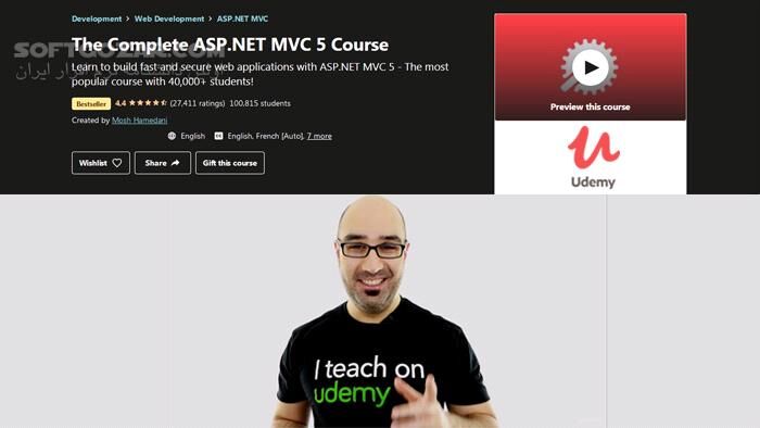 دانلود Udemy - The Complete ASP.NET MVC 5 Course - دانلود دوره آموزش برنامه‌نویسی - سافت گذر