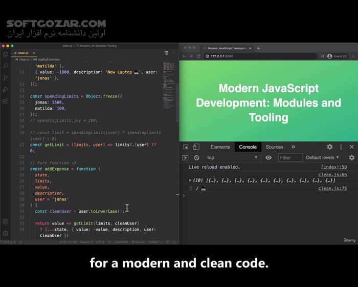 دانلود !Udemy - The Complete JavaScript Course 2022 - From Zero to Expert - دانلود دوره آموزش کامل جاوااسکریپت - سافت گذر