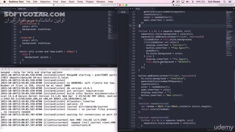 دانلود Udemy - The Web Developer Bootcamp 2022 - دانلود آموزش کامل توسعه وب - سافت گذر