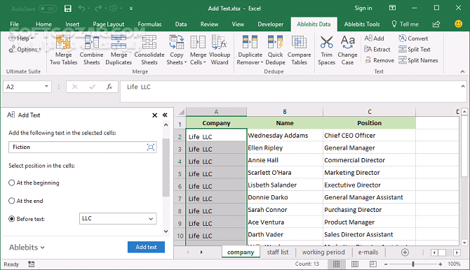 دانلود Ablebits Ultimate Suite for Excel Business Edition 2026.1.3877.2566 - دانلود آلتیمیت سوئیت برای اکسل - سافت گذر