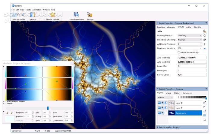 دانلود Ultra Fractal 6.06 Extended Edition - دانلود ساخت تصاویر فراکتال - سافت گذر