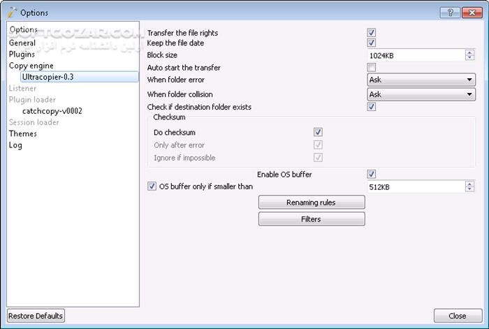 دانلود Ultracopier 3.0.0.5 - دانلود اولتراکپیر - سافت گذر