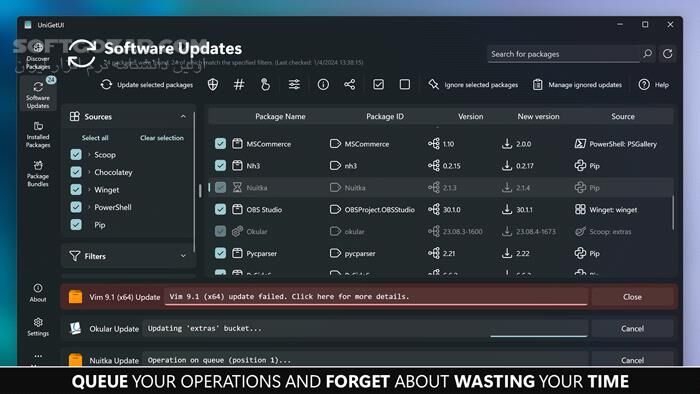 دانلود UniGetUI 3.3.6 - دانلود مدیریت نرم افزارها - سافت گذر