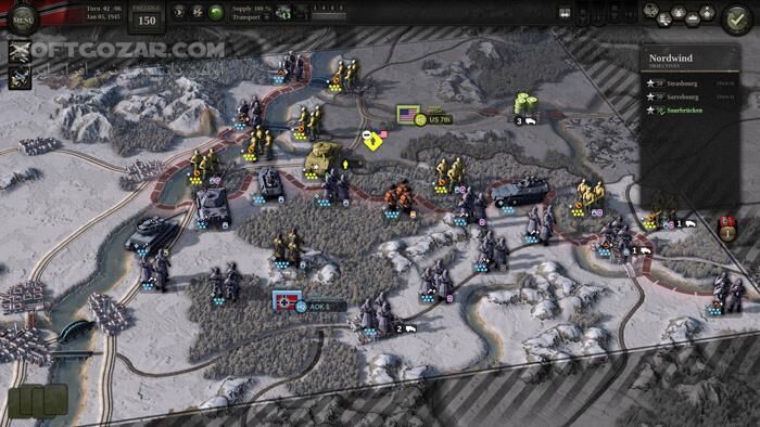 دانلود Unity of Command II + Updates - دانلود بازی استراتژیک جنگی - سافت گذر