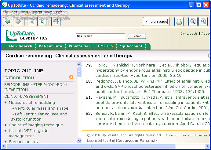 دانلود UpToDate 2.0 Rev 2018-04-20 for PC and All Mobile and All OS + v21.6 - دانلود کامل ترین نرم افزار مرجع اطلاعات پزشکی و طب داخلی - سافت گذر