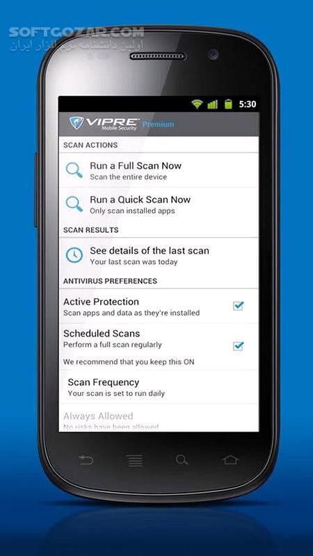 دانلود VIPRE Mobile Security Premium 5.0.1.527 for Android - دانلود محافظت در مقابل ویروس ها برای اندروید - سافت گذر