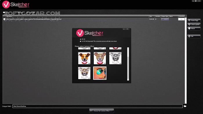 دانلود VSketcher 1.3.4 - دانلود تبدیل فیلم به انیمیشن - سافت گذر