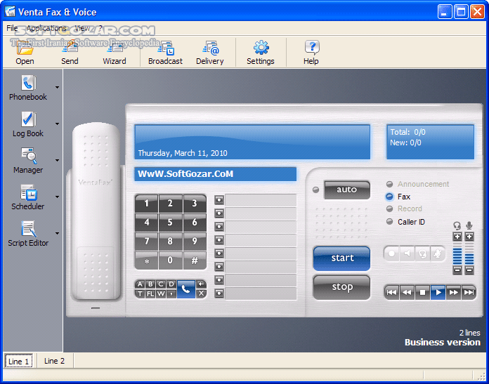 دانلود Venta Fax & Voice 6.8.161.401 Business Version - دانلود بهترین و حرفه ای ترین نرم افزار دریافت و ارسال فکس با کامپیوتر - سافت گذر