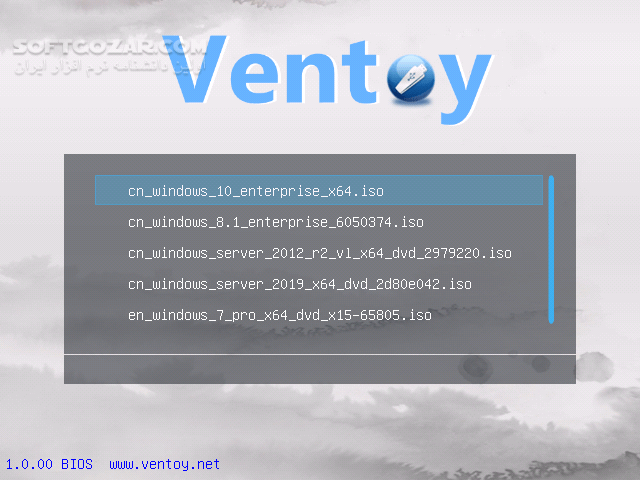 دانلود Ventoy 1.1.07 Final + LiveCD - دانلود ونتوی - سافت گذر