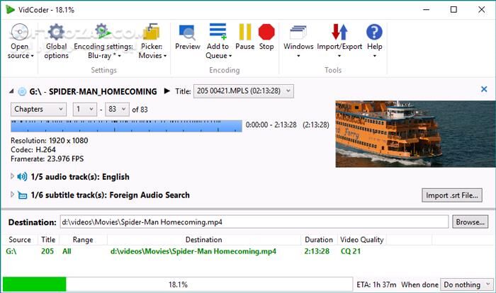 دانلود VidCoder 12.12 - دانلود تبدیل ویدئو - سافت گذر