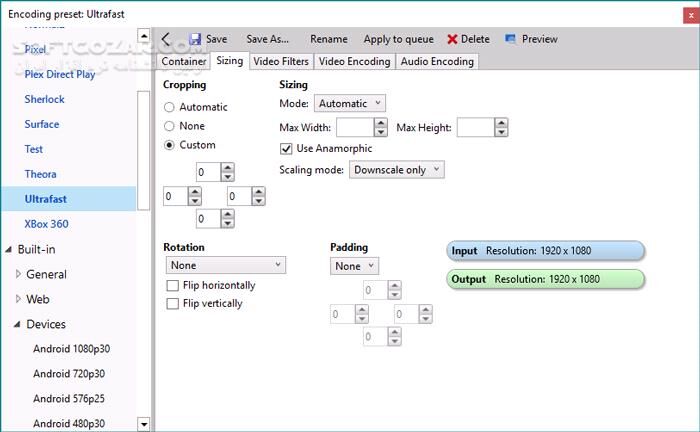 دانلود VidCoder 12.12 - دانلود تبدیل ویدئو - سافت گذر