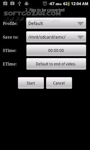 دانلود Video Converter Android 1.6.1 + Codec for Android +2.3 - دانلود نرم افزار قدرتمند تبدیل فرمت تصویری به همراه کدک ها برای اندروید - سافت گذر
