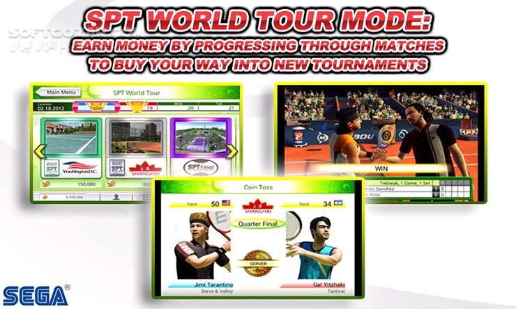 دانلود Virtua Tennis 4.5.4 for Android - دانلود بازی تنیس برای اندروید - سافت گذر