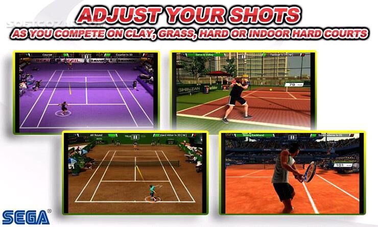 دانلود Virtua Tennis 4.5.4 for Android - دانلود بازی تنیس برای اندروید - سافت گذر