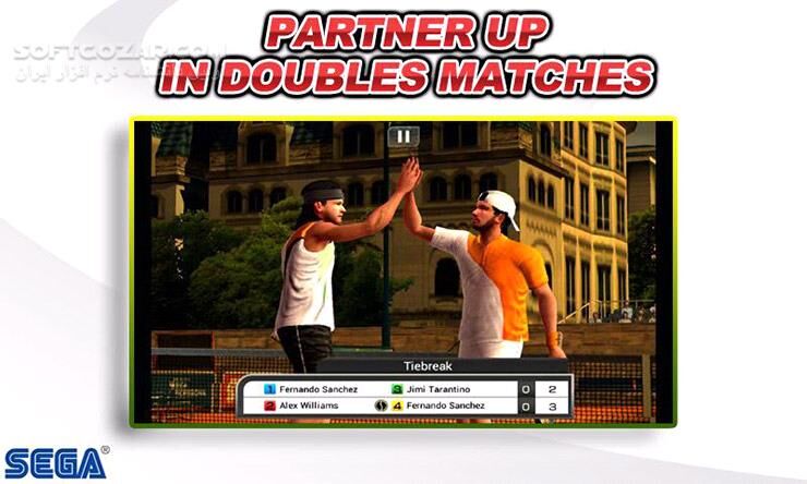 دانلود Virtua Tennis 4.5.4 for Android - دانلود بازی تنیس برای اندروید - سافت گذر