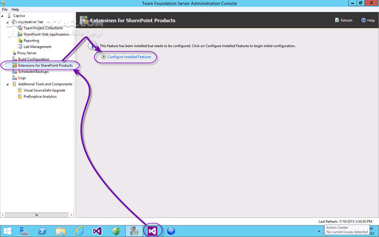 دانلود Microsoft Visual Studio Team Foundation Server / Server Express 2013 Update 5 x86/x64 - دانلود ویرایش خاص نرم افزار Visual Studio‌ برای انجام گروهی پروژه های برنامه نویسی - سافت گذر