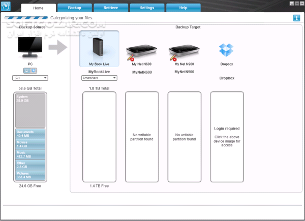 دانلود WD SmartWare Pro 2.4.2.26 - دانلود نرم افزار پشتیبان گیری هارد اکسترنال های Western Digital - سافت گذر
