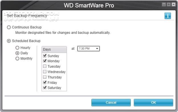 دانلود WD SmartWare Pro 2.4.2.26 - دانلود نرم افزار پشتیبان گیری هارد اکسترنال های Western Digital - سافت گذر