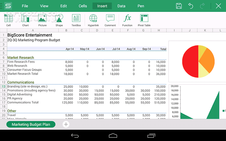دانلود Kingsoft WPS Office + PDF 18.22.1 for Android +5.0 - دانلود آفیس با فونت فارسی برای اندروید - سافت گذر