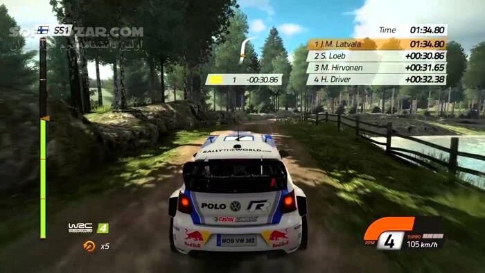 دانلود WRC 4 - FIA World Rally Championship + Update 1 - دانلود بازی مسابقات رالی قهرمانی جهان 4 - سافت گذر