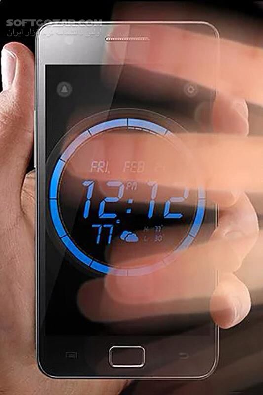 دانلود Wave Alarm 3.1 for Android +2.3 - دانلود ساعت دیجیتال و زنگ هشدار برای اندروید - سافت گذر