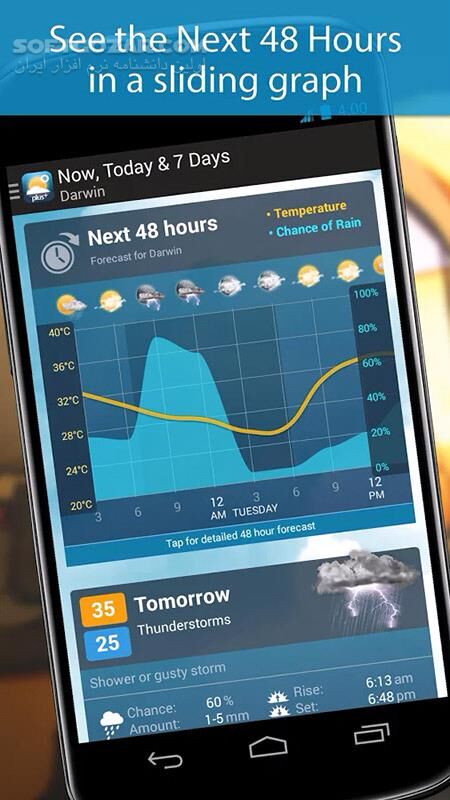 دانلود Weatherzone Plus 6.0.4 for Android +2.1 - دانلود پیش بینی وضع آب و هوا برای اندروید - سافت گذر