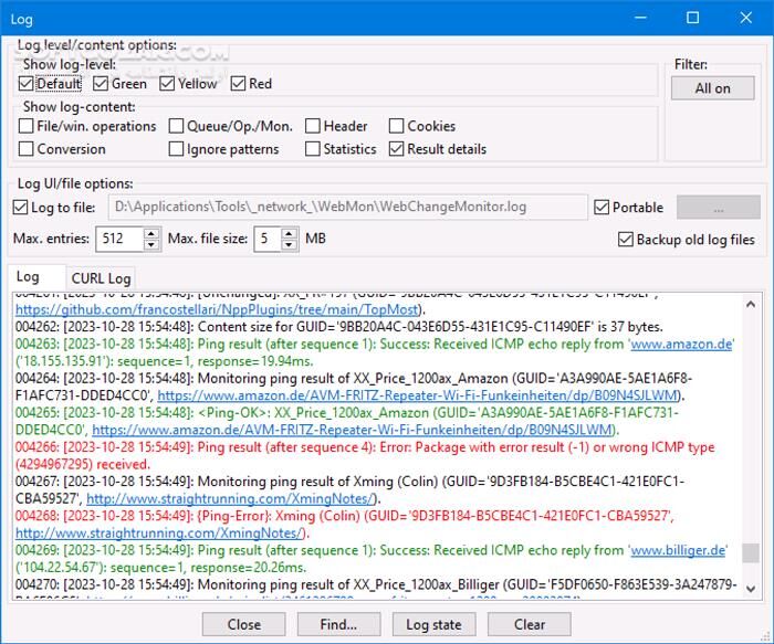 دانلود WebChangeMonitor 25.10 - دانلود نظارت بر تغییرات سایت‌ - سافت گذر