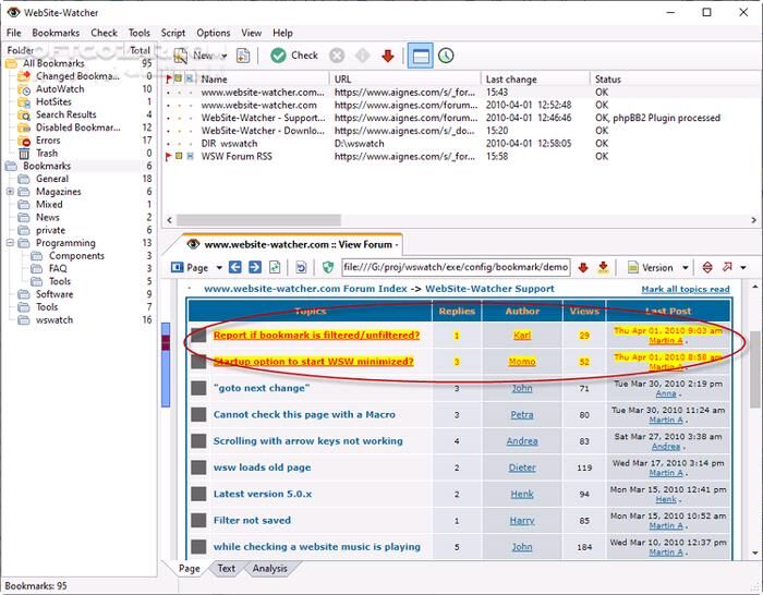 دانلود WebSite-Watcher 25.6 + Business Edition - دانلود نظارت بر تغییرات سایت - سافت گذر