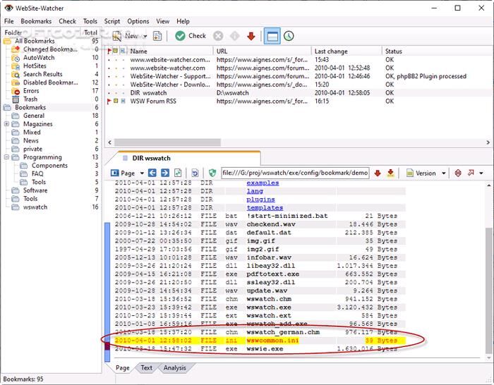 دانلود WebSite-Watcher 25.6 + Business Edition - دانلود نظارت بر تغییرات سایت - سافت گذر
