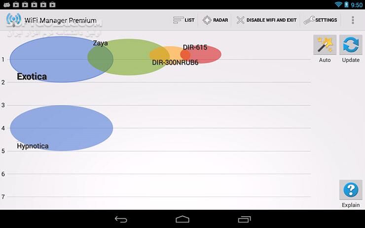 دانلود WiFi Manager Premium 4.3.0 Build 230 for Android +2.1 - دانلود نمایش و مدیریت شبکه های وایرلس برای اندروید - سافت گذر
