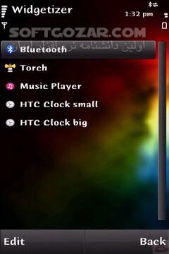 دانلود Widgetizer 1.04 for Symbian - دانلود برنامه ای برای اضافه کردن آیکون جدید به هوم اسکرین در گوشی های سیمبین برای اندروید - سافت گذر